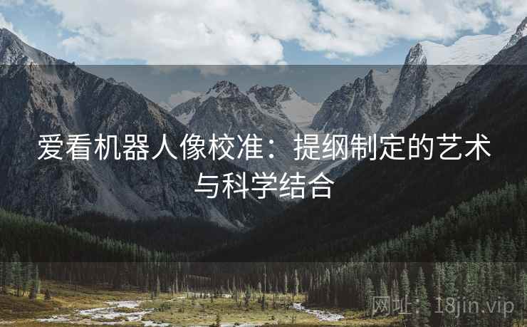 爱看机器人像校准：提纲制定的艺术与科学结合